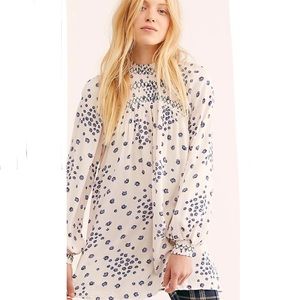 Free people flowers in her hair tunic